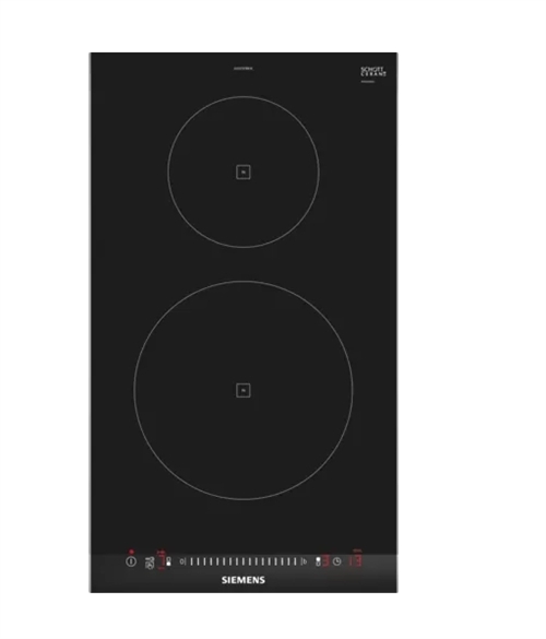 Domino induktionskogeplade 30 cm Sort, overflademontering med ramme - Siemens iQ100 - EH375FBB1E